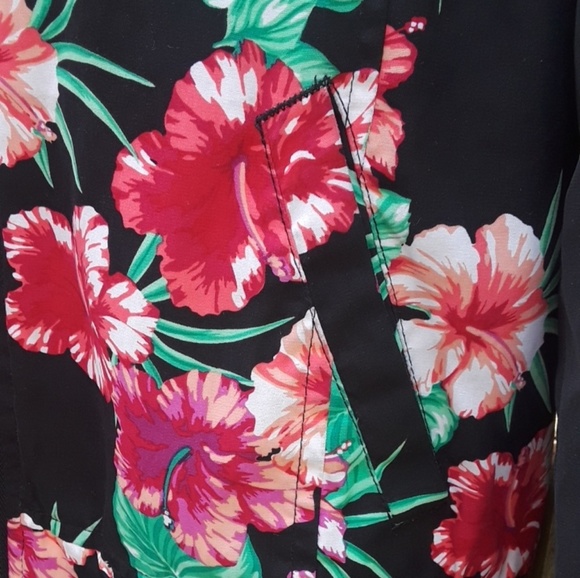 Women's EMPYRE Flower Bomber Jacket - Picture 3 of 5